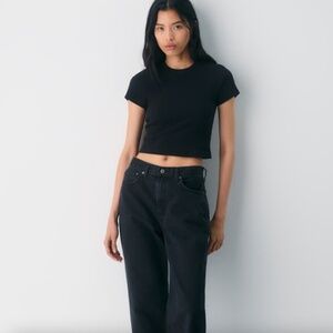 Aritzia HomeStretch™ Rib Crew Waist T-Shirt